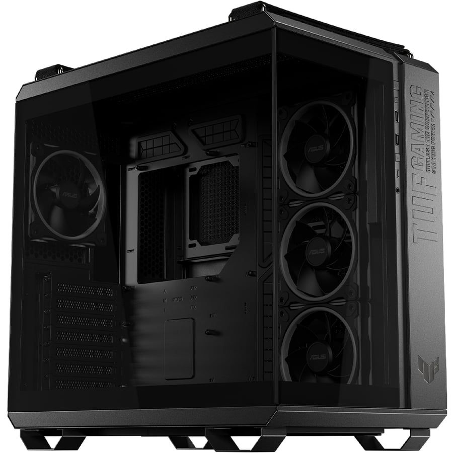 اسوس TUF GAMING GT502 HORIZON ARGB كيس بحجم ATX Mid Tower بـ 4 مراوح