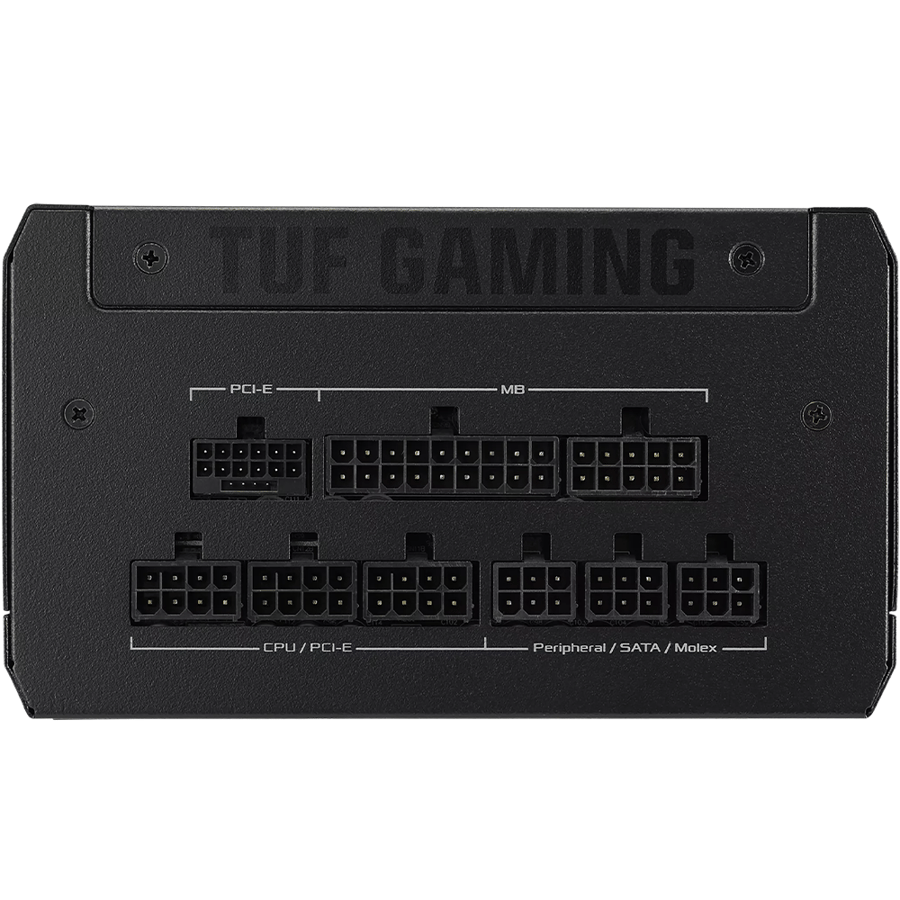 اسوس TUF Gaming 750W Gold مزود طاقة بكفاءة 80 Plus Gold معياري