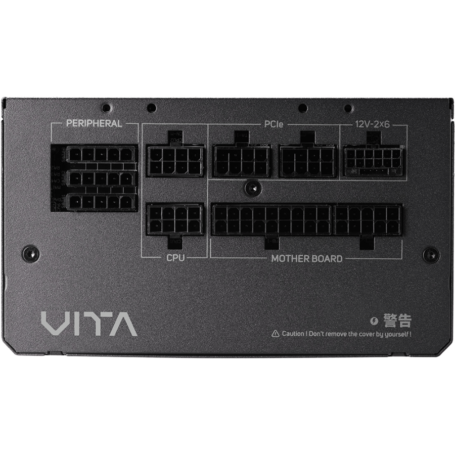 اف اس بي VITA GM 750W مزود طاقة قابل للتخصيص بكفاءة 80 بلس جولد