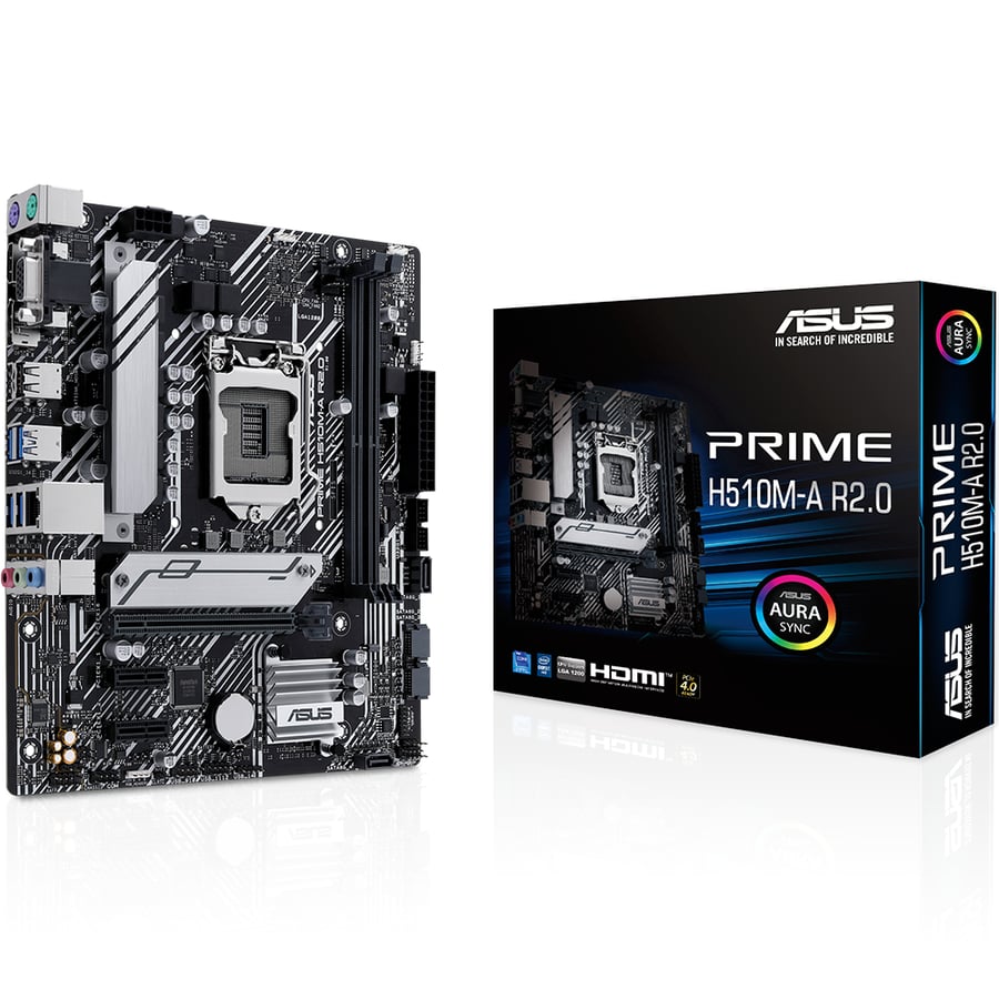 اسوس PRIME H510M-A R2.0 اللوحة الام بمقبس LGA1200 لمعالجات intel