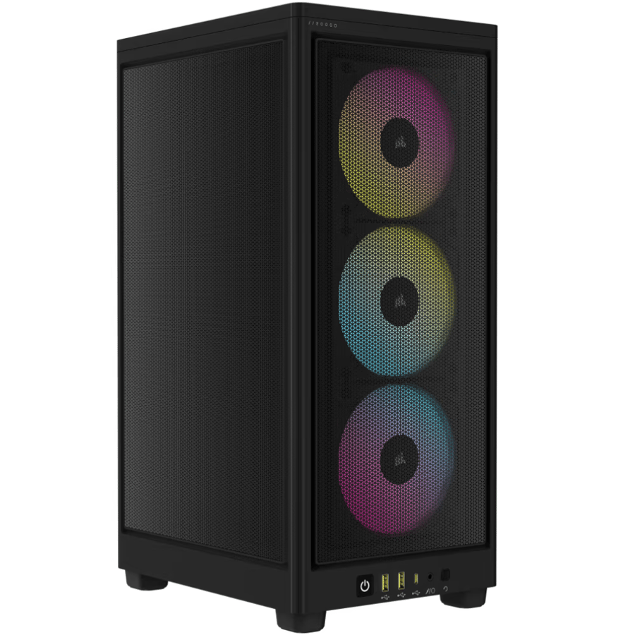 كورسير 2000D RGB AIRFLOW كيس بي سي بحجم Mini-ITX - اسود