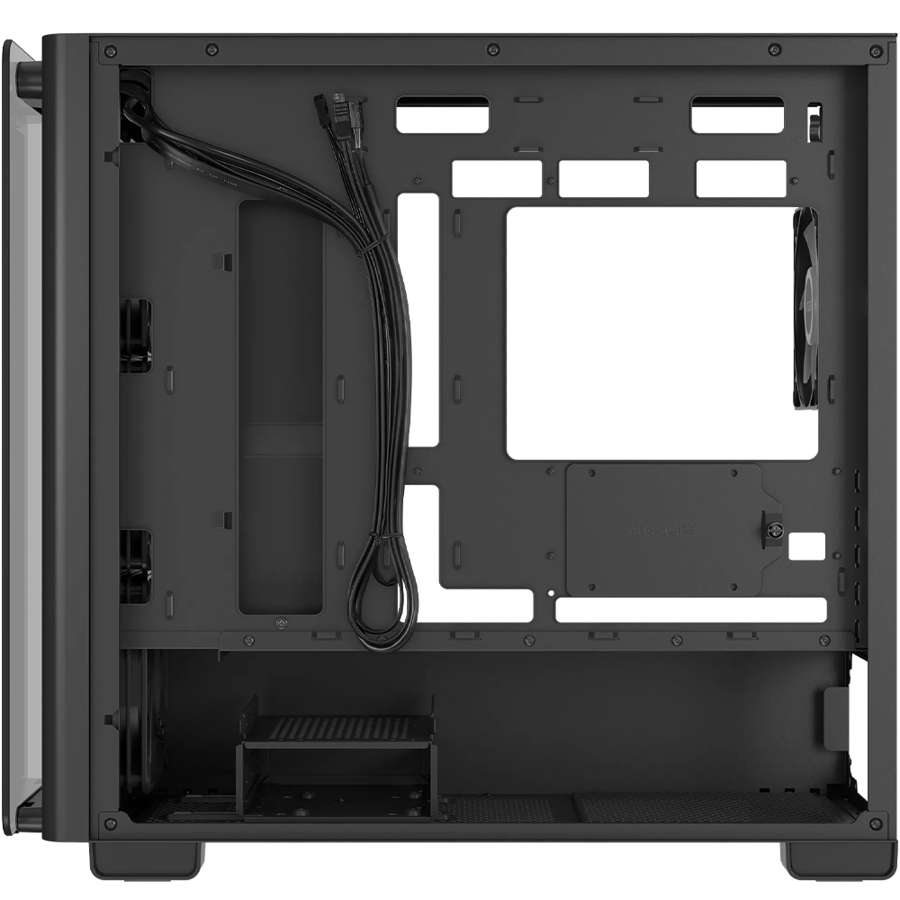 اسوس A23 PLUS كيس بي سي بحجم Micro-ATX Mid Tower بـ4 مراوح 120 مم ARGB