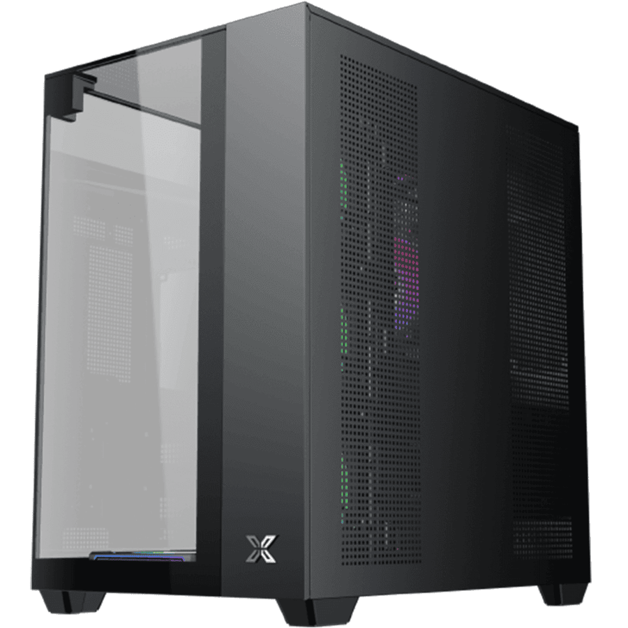 زيجماتيك Aqua V (H23A) كيس بي سي بحجم ATX Mid Tower مع 7 مراوح ARGB