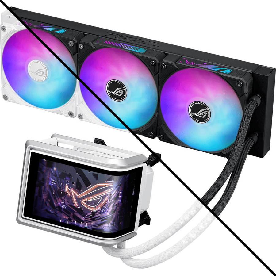اسوس ROG Ryuo IV 360 ARGB مبرد مائي 360mm بشاشة AMOLED منحنية