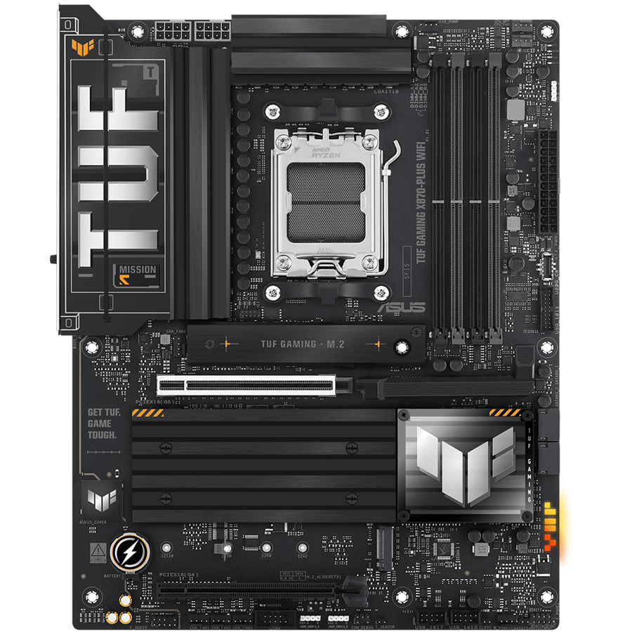 اسوس TUF GAMING X870-PLUS WIFI لوحة الأم بمقبس AM5 لمعالجات رايزن