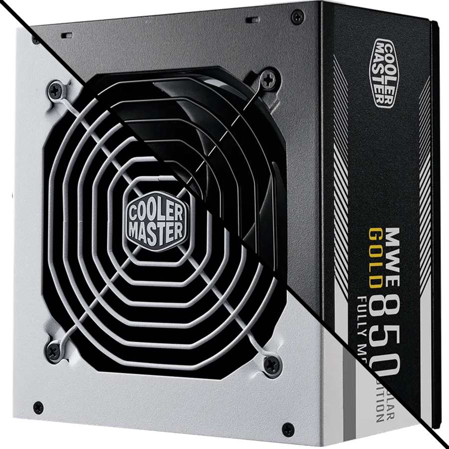 كولر ماستر MWE Gold 850 V2 ATX 3.0 مزود طاقة 80 بلس جولد قابل للتخصيص
