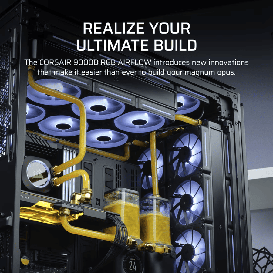 كورسير iCUE LINK 9000D RGB كيس بي سي بحجم Super Full-Tower