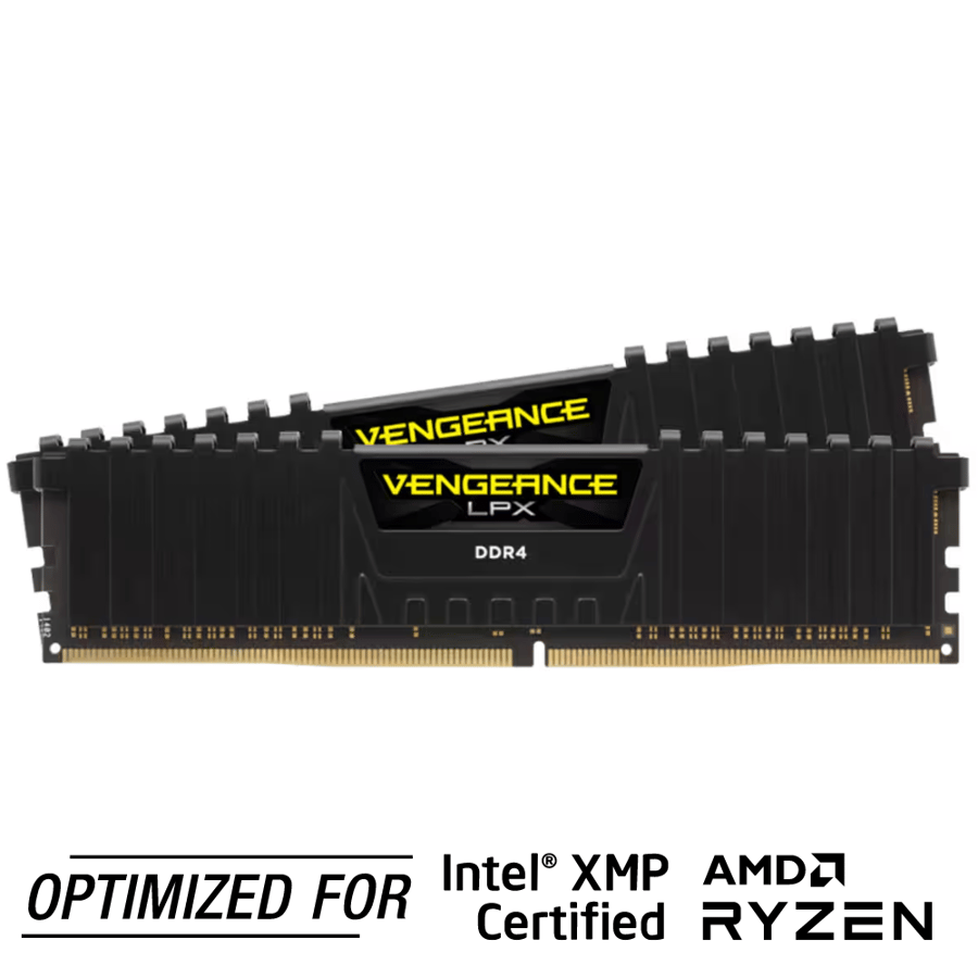 كورسير VENGEANCE LPX 32GB (2 x 16GB) DDR4 DRAM 3600MHz C18 طقم رامات
