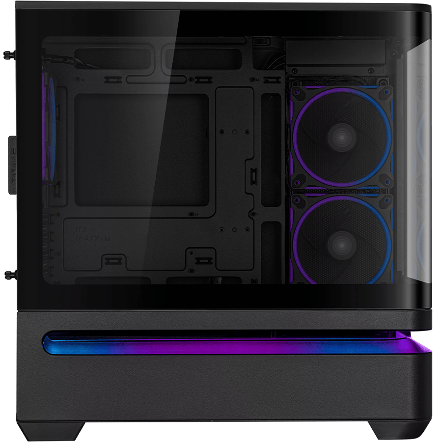 اسوس Prime AP202 ARGB كيس بي سي بحجم M-ATX Mini Tower مع 3 مراوح 120مم