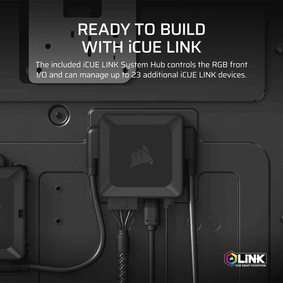 كورسير iCUE LINK 9000D RGB كيس بي سي بحجم Super Full-Tower