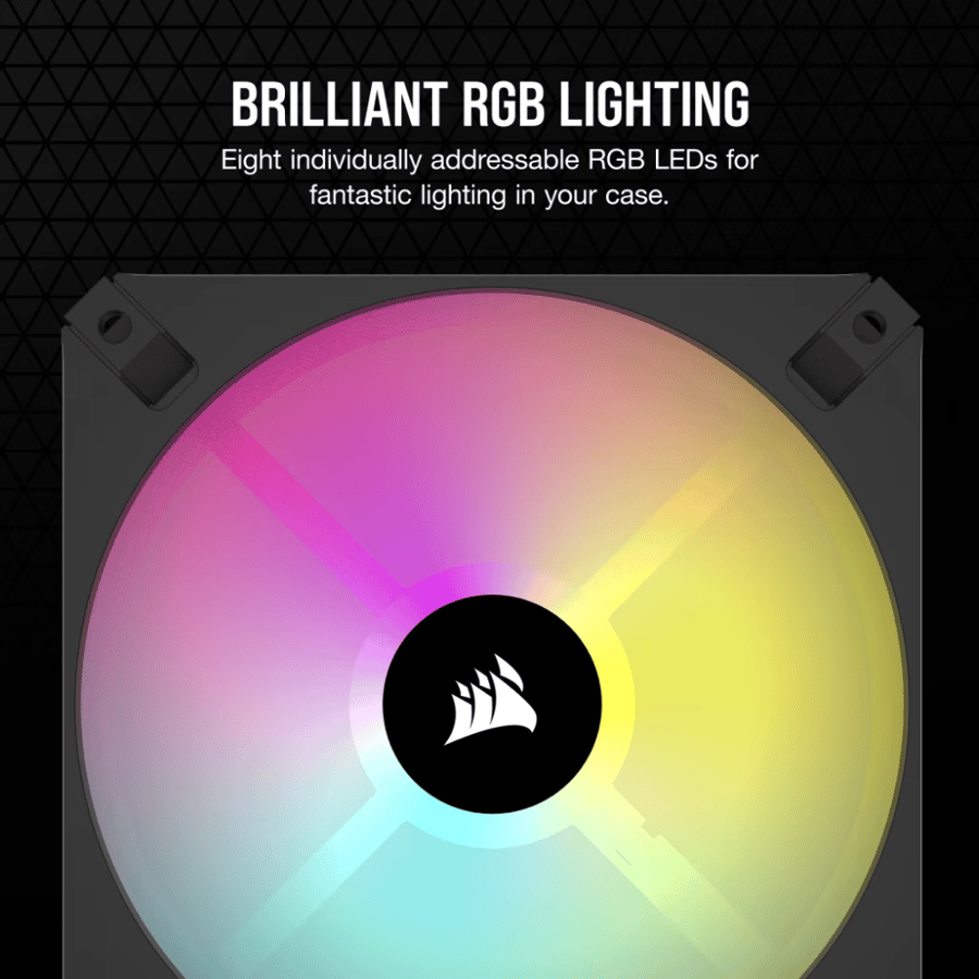 كورسير iCUE AR120 Digital RGB 120mm PWM مجموعة ثلاثة مراوح