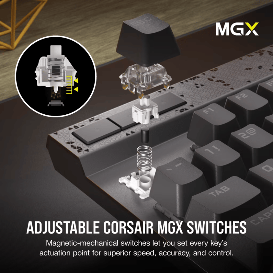 كورسير K70 MAX RGB كيبورد العاب بسويتش Corsair MGX مغناطيسي-ميكانيكي