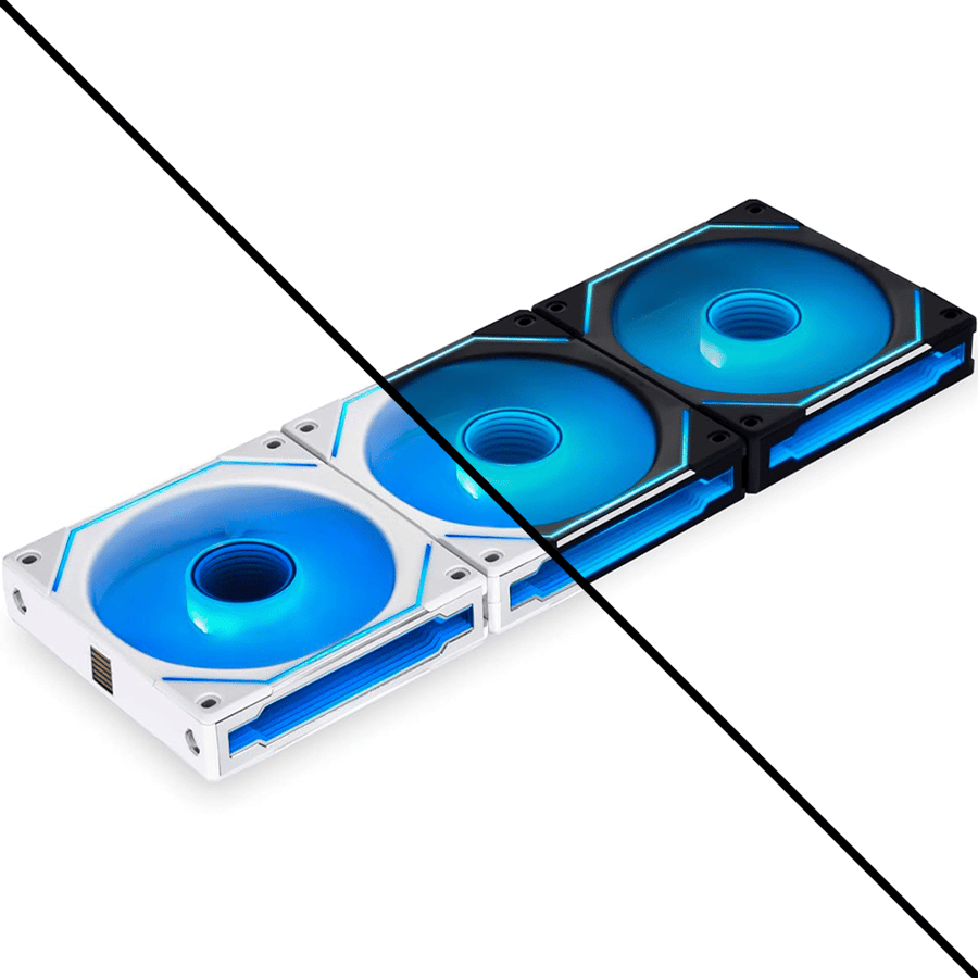 ليان لي UNI Fan SL-Infinity 120 Reverse Blade ثلاثة مراوح مع جهاز تحكم