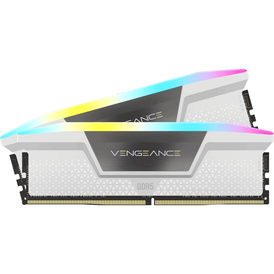 كورسير رامات VENGEANCE RGB 32GB 2x16GB DDR5 DRAM 6000MT/s CL36