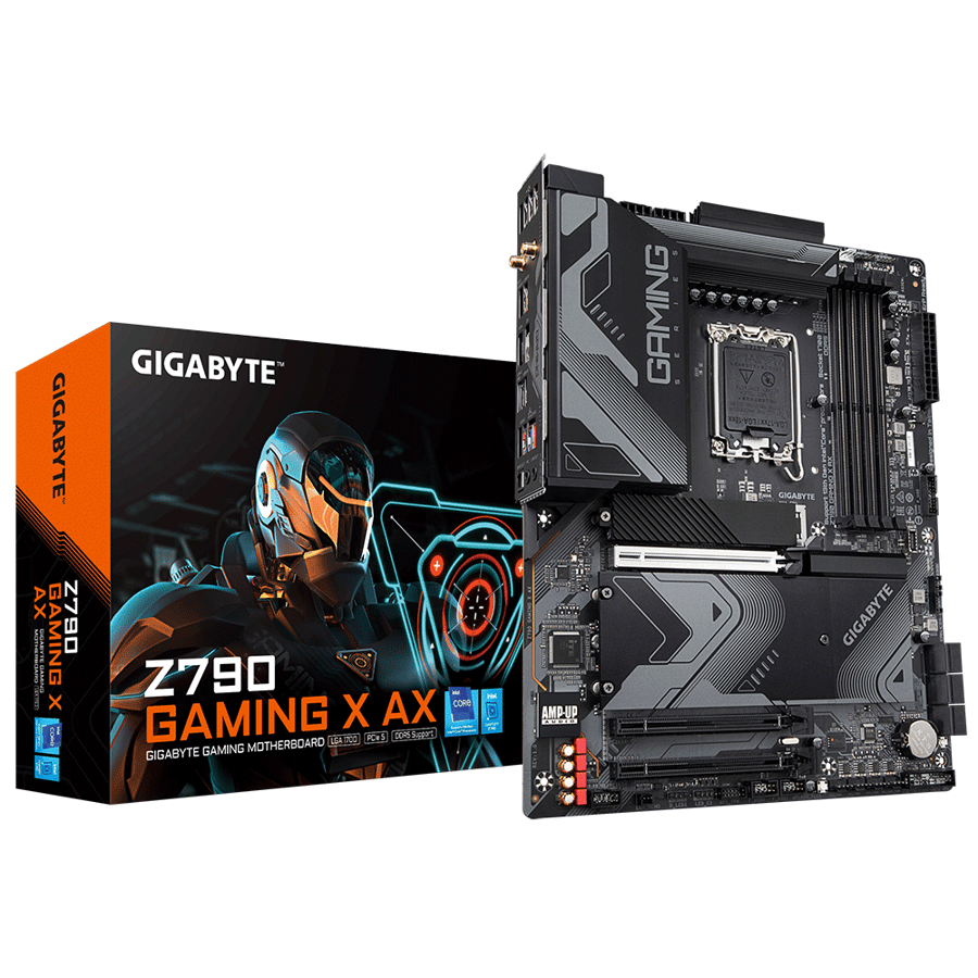 جيجابايت لوحة الام Z790 Gaming X AX DDR5 بمقبس LGA1700 لمعالجات intel