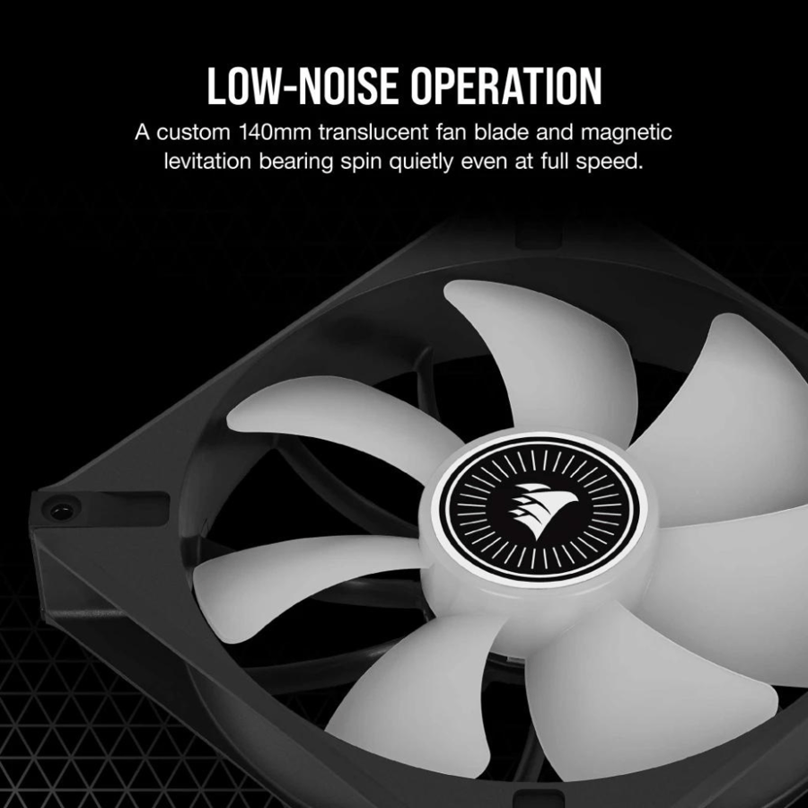 كورسير iCUE ML140 RGB ELITE Premium 140mm PWM Magnetic مروحة فردية
