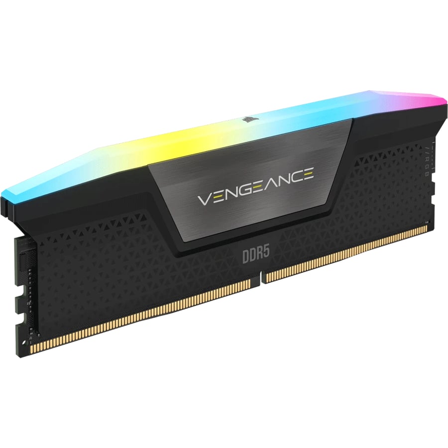 كورسير VENGEANCE RGB 64GB (2x32GB) DDR5 DRAM 6000MHz C30 طقم رامات