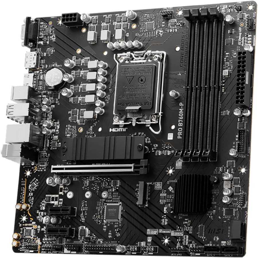 ام اس اي PRO B760M-P لوحة الأم بمقبس LGA1700 لمعالجات انتل
