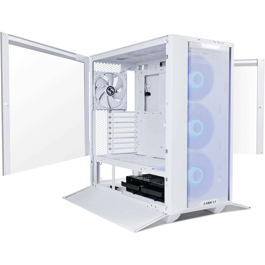 ليان لي Lancool III RGB Tempered Glass كيس بحجم MID-Tower - ابيض