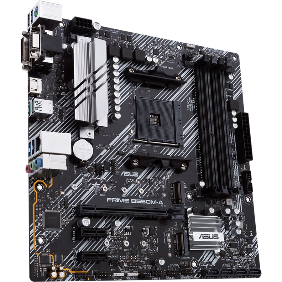 اسوس PRIME B550M-A/CSM اللوحة الام بمقبس AM4 لمعالجات AMD