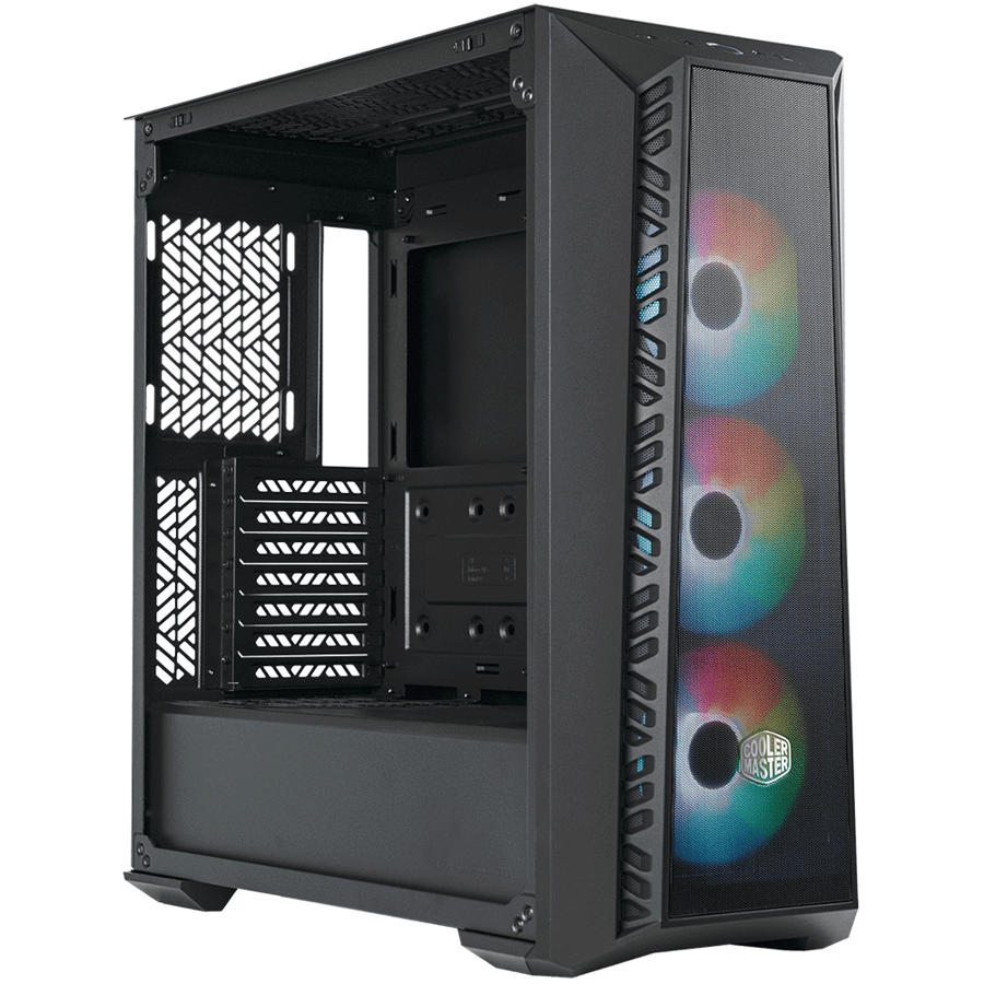 كولر ماستر MasterBox 520 Mesh Blackout Edition كيس بي سي ATX MID-Tower