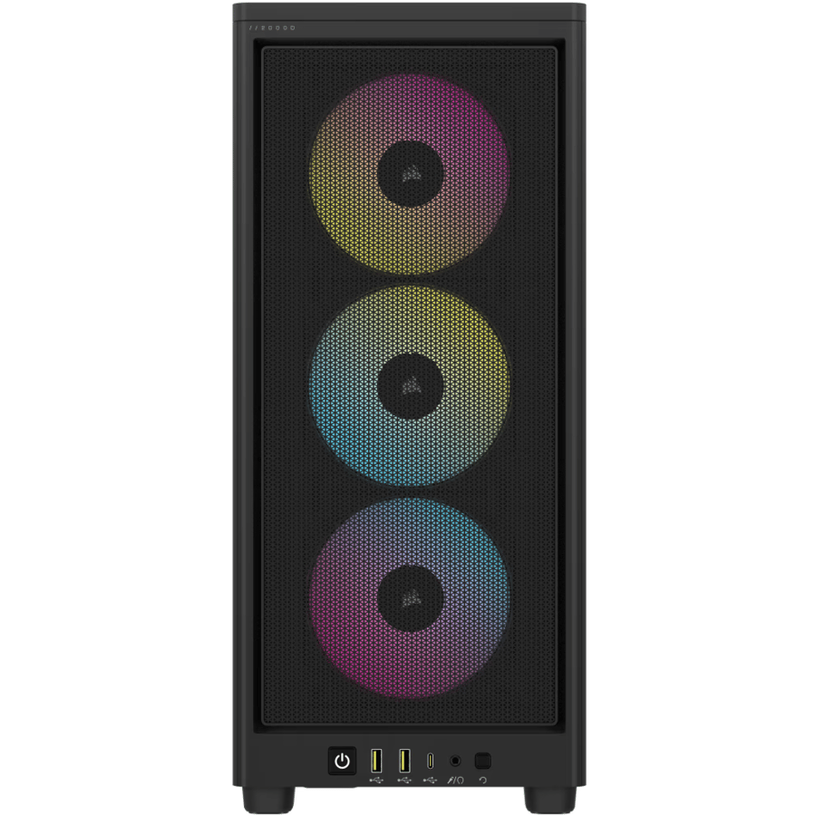 كورسير 2000D RGB AIRFLOW كيس بي سي بحجم Mini-ITX - اسود