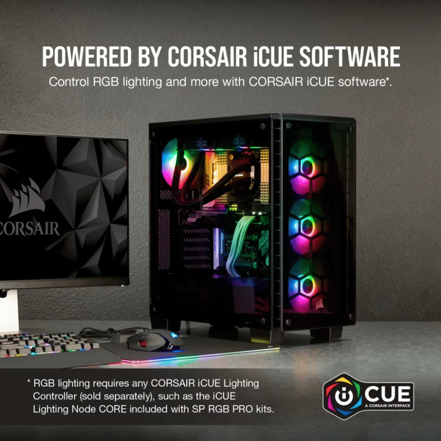 كورسير iCUE SP140 RGB PRO Performance 140mm مجموعة مروحتين مع متحكم
