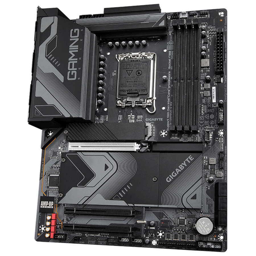 جيجابايت لوحة الام Z790 Gaming X AX DDR5 بمقبس LGA1700 لمعالجات intel