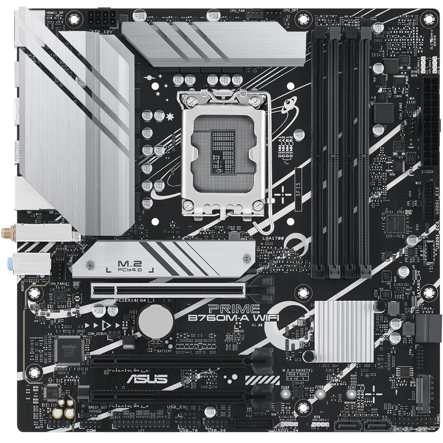 ASUS PRIME B760M-A WIFI LGA1700 Socket For intel CPUs Motherboard