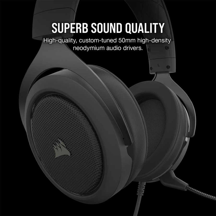 كورسير HS50 PRO Stereo سماعة الرأس للالعاب