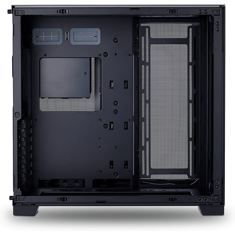 ليان لي O11 Dynamic Tempered Glass كيس بحجم ATX MID-Tower - رمادي