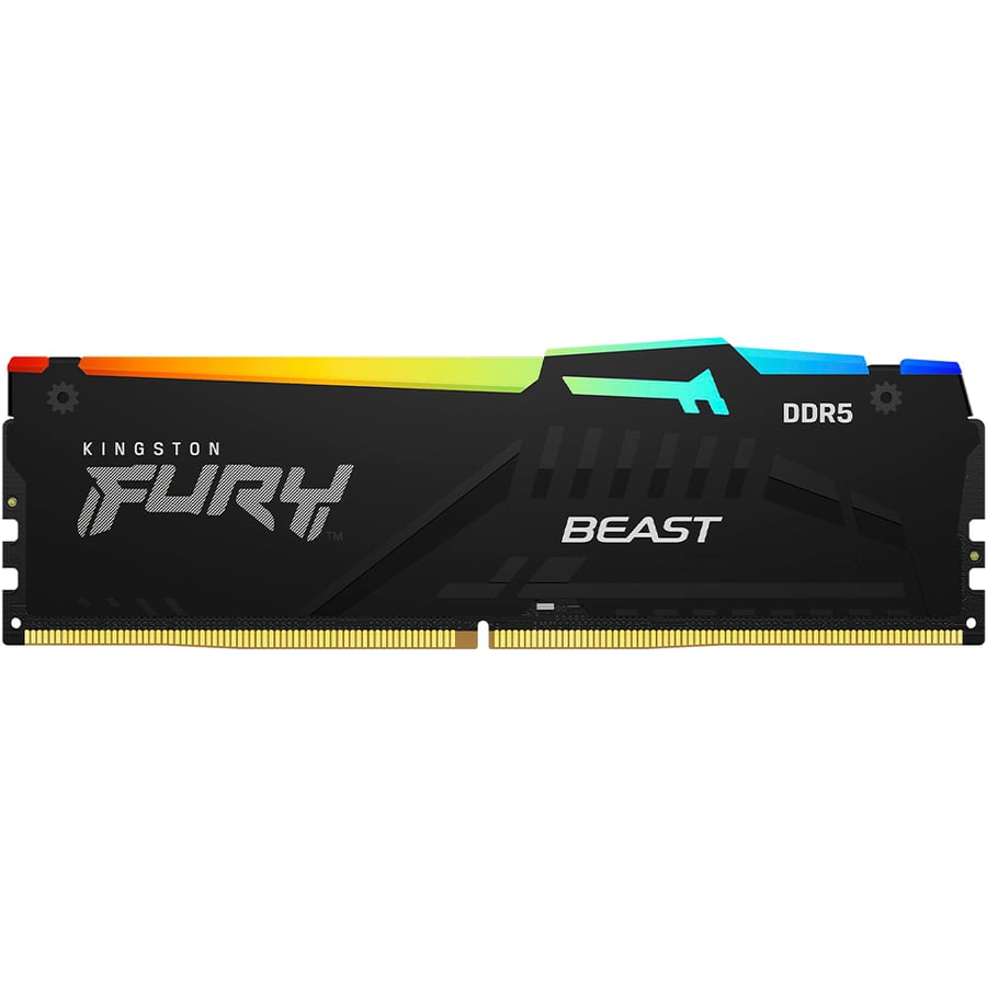 كينجستون Fury Beast DDR5 RGB 64GB 2x32GB 5200MT/s DDR5 CL40 طقم رامات