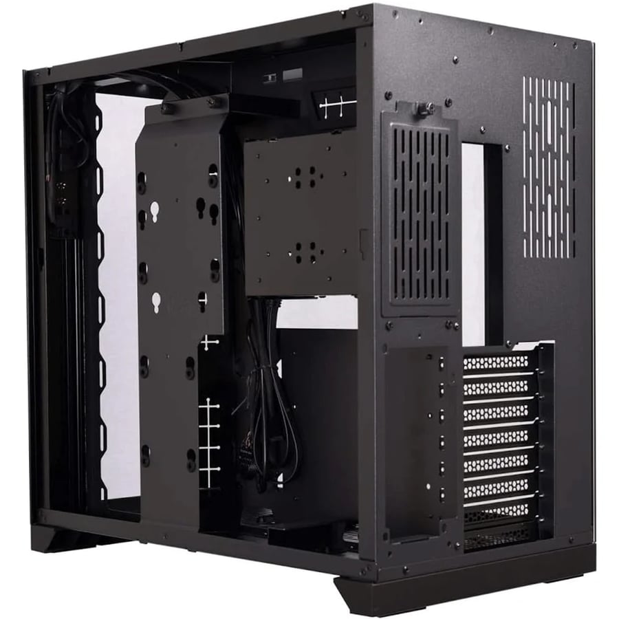 ليان لي O11 Dynamic كيس بحجم MID-Tower - اسود
