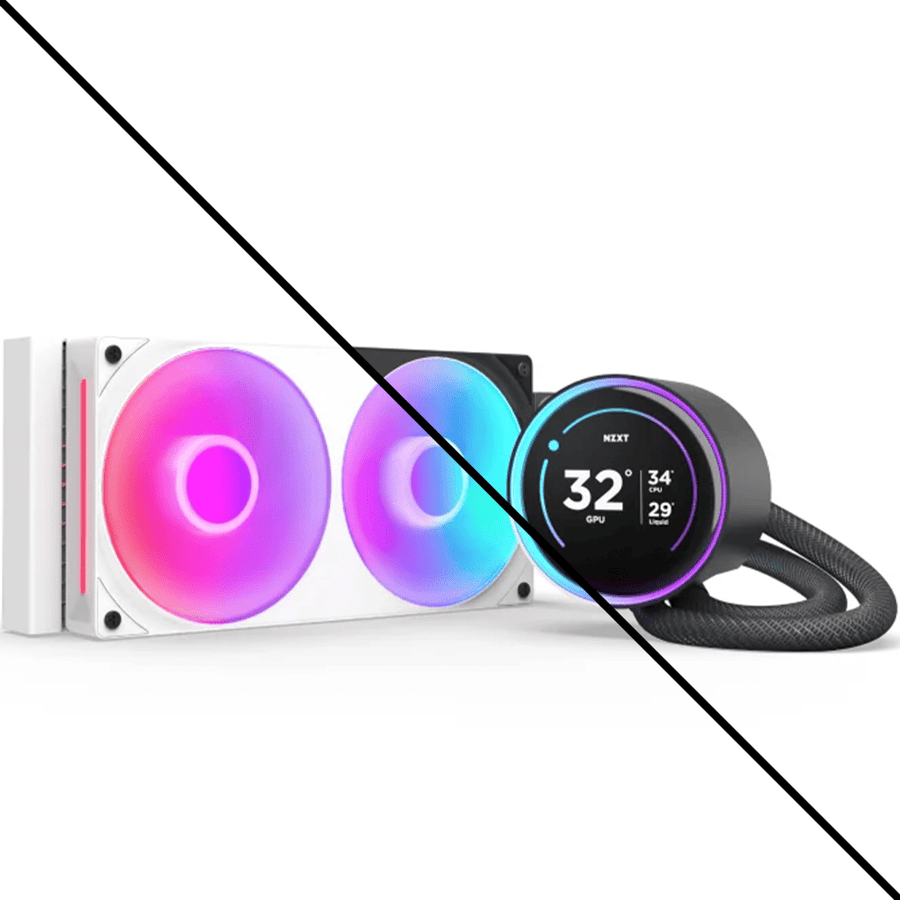 ان زد اكس تي Kraken Elite 240 RGB مبرد AIO مائي 240 مم مع شاشة IPS LCD