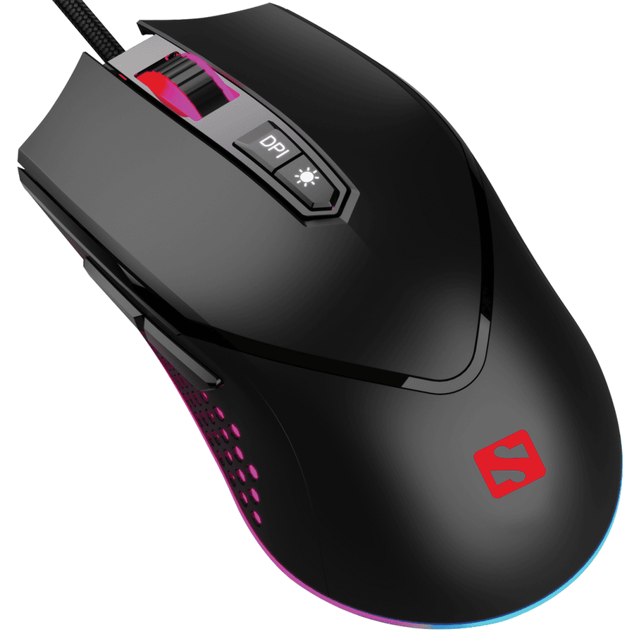 ساندبيرج Azazinator Mouse 6400 ماوس سلكي للالعاب 6400PDI بإضاءة RGB