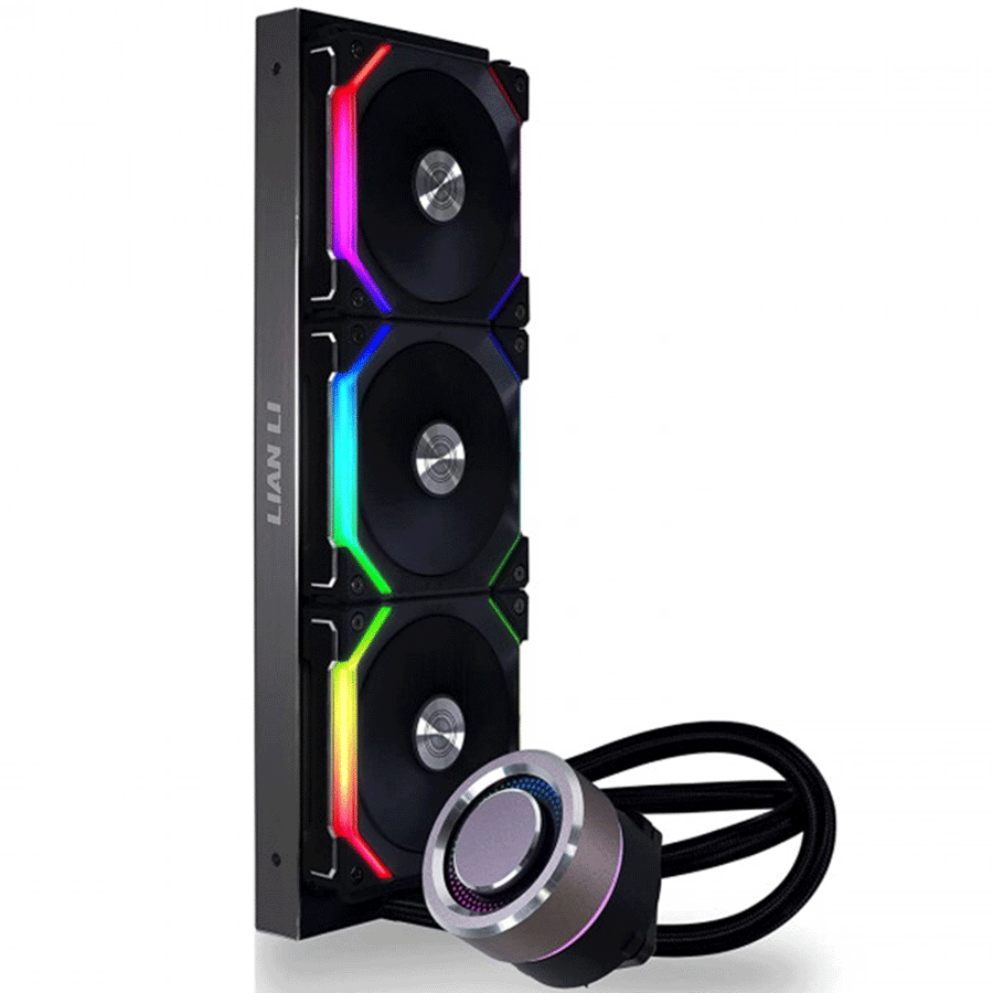 ليان لي Galahad 360 UNI FAN SL Edition مبرد مائي RGB للمعالج - اسود