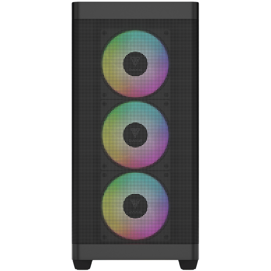 جامدياس ATHENA M3 كيس بي سي بحجم E-ATX Mid Tower مع 4 مراوح 120مم ARGB