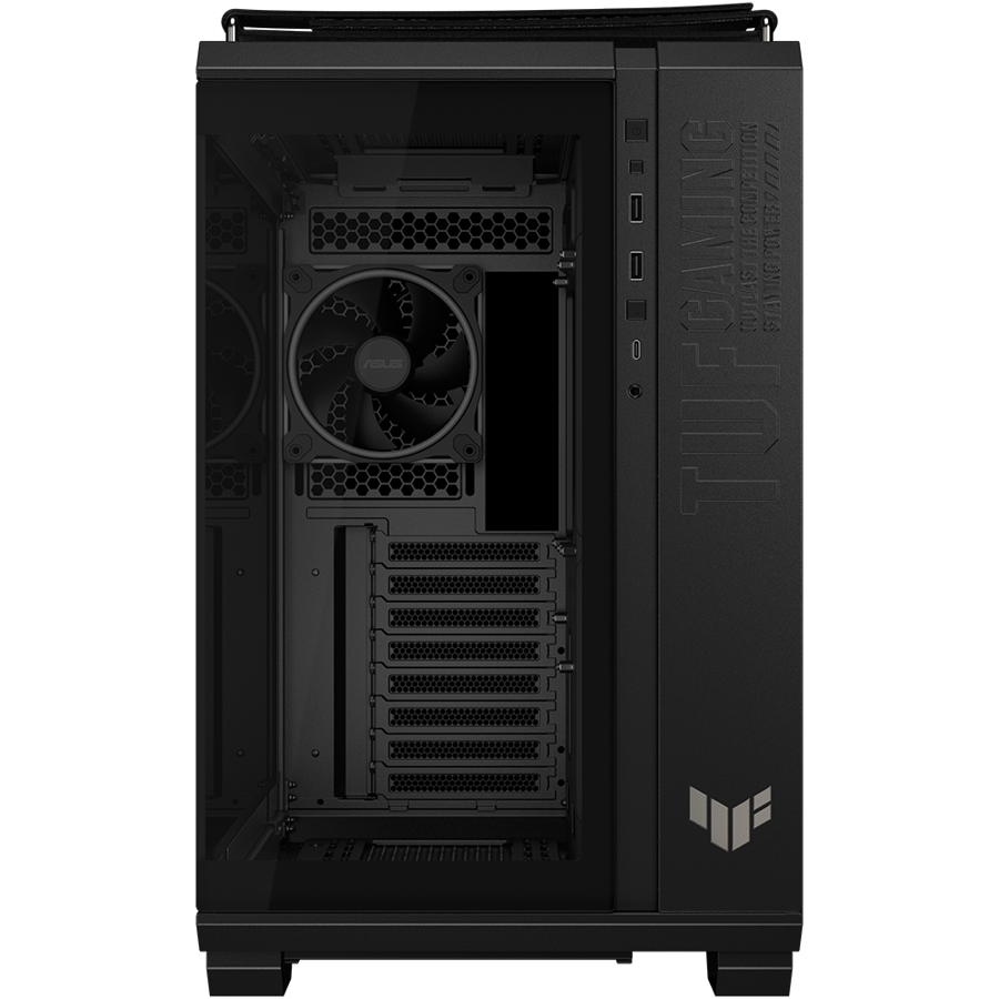 اسوس TUF GAMING GT502 HORIZON ARGB كيس بحجم ATX Mid Tower بـ 4 مراوح