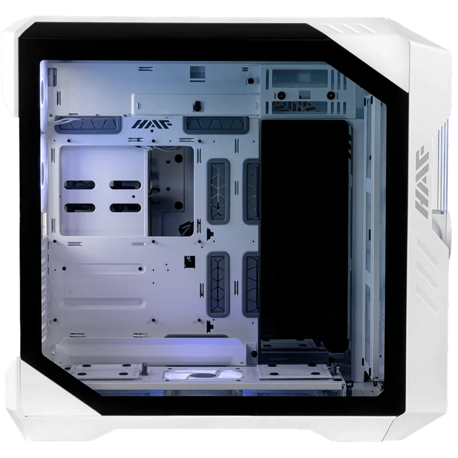 كولر ماستر HAF 700 EVO White كيس E-ATX Full Tower مع شاشة IRIS LCD