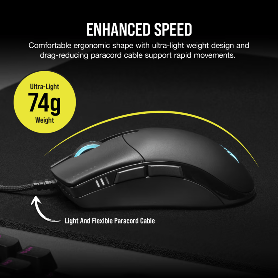 كورسير SABRE RGB PRO CHAMPION ماوس العاب احترافي سلكي