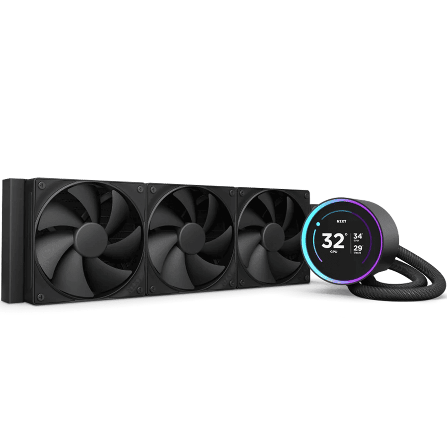 ان زد اكس تي Kraken Elite 360 مبرد مائي AIO بحجم 360 مم وشاشة IPS LCD
