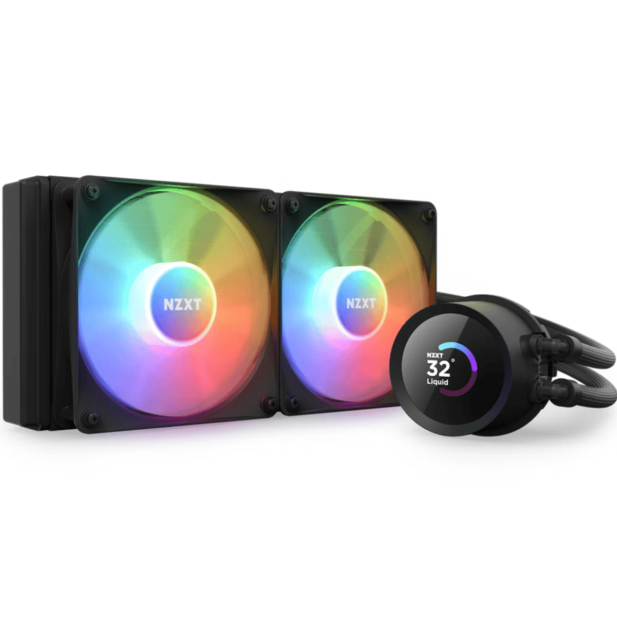 ان زذ اكس تي Kraken 240 RGB مبرد مائي 240مم AIO مع شاشة LCD ومراوح RGB