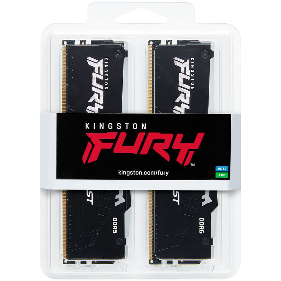 كينجستون Fury Beast DDR5 RGB 64GB 2x32GB 5600MT/s DDR5 CL40 طقم رامات