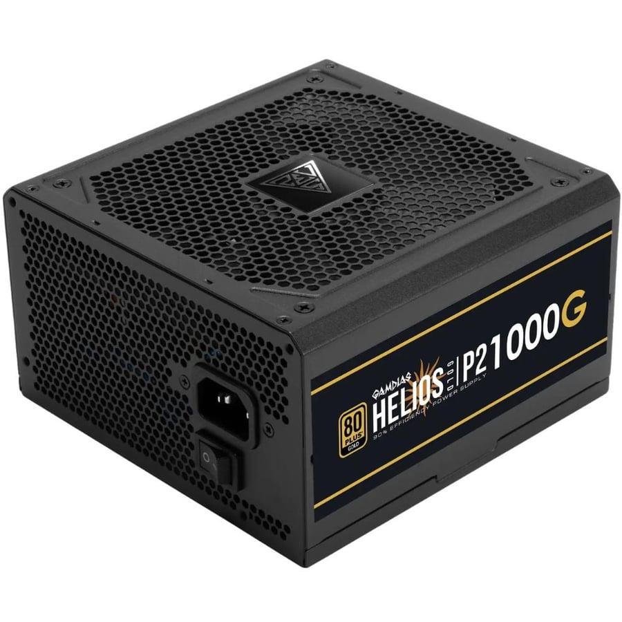 جامدياس HELIOS P2-1000G مزود طاقة 1000W بكفاءة 880 بلس جولد و ATX 3.1