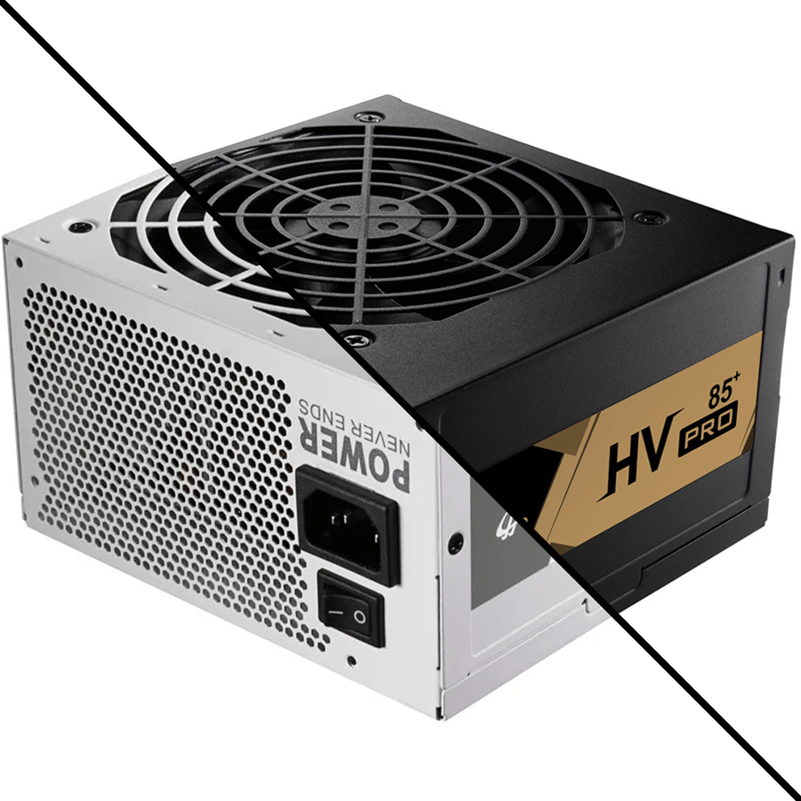 اف اس بي HV PRO 85+ ATX3.0 650W مزود طاقة بكفاءة 80 بلس برونز