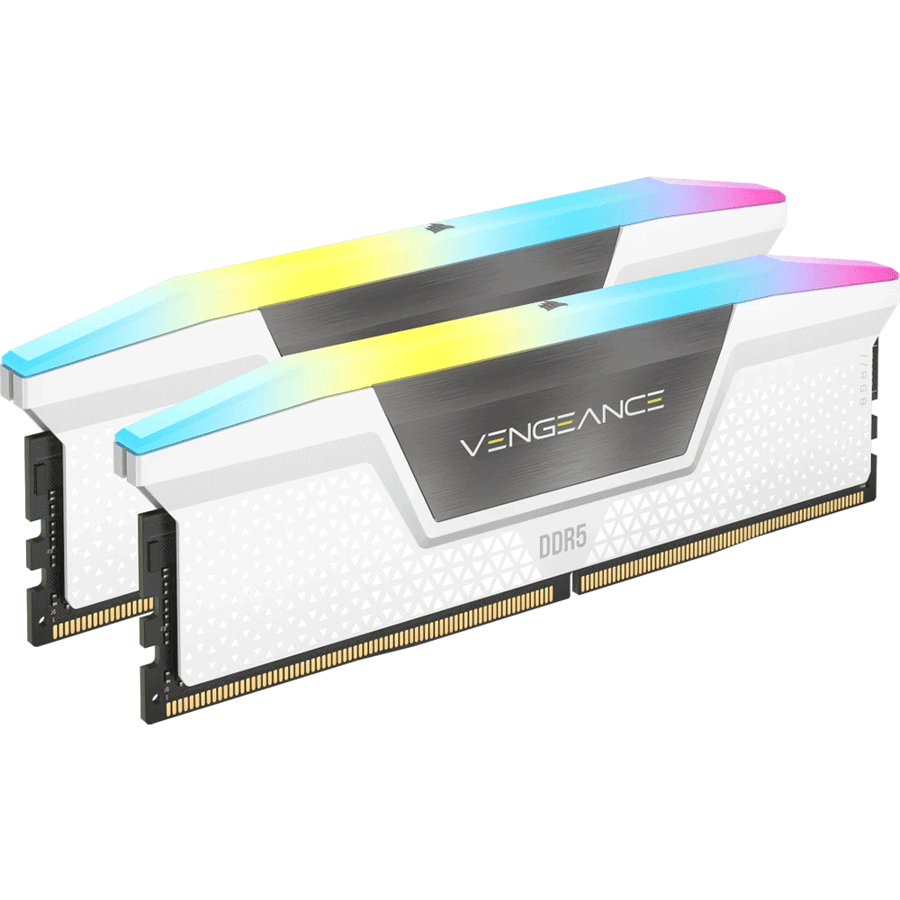 كورسير رامات VENGEANCE RGB 32GB 2x16GB DDR5 DRAM 6000MT/s CL36