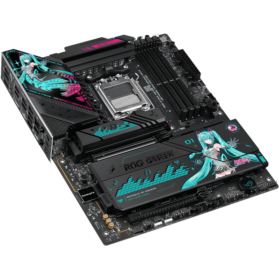 اسوس ROG STRIX X870E-H GAMING WIFI7 HATSUNE MIKU Edition لوحة ام