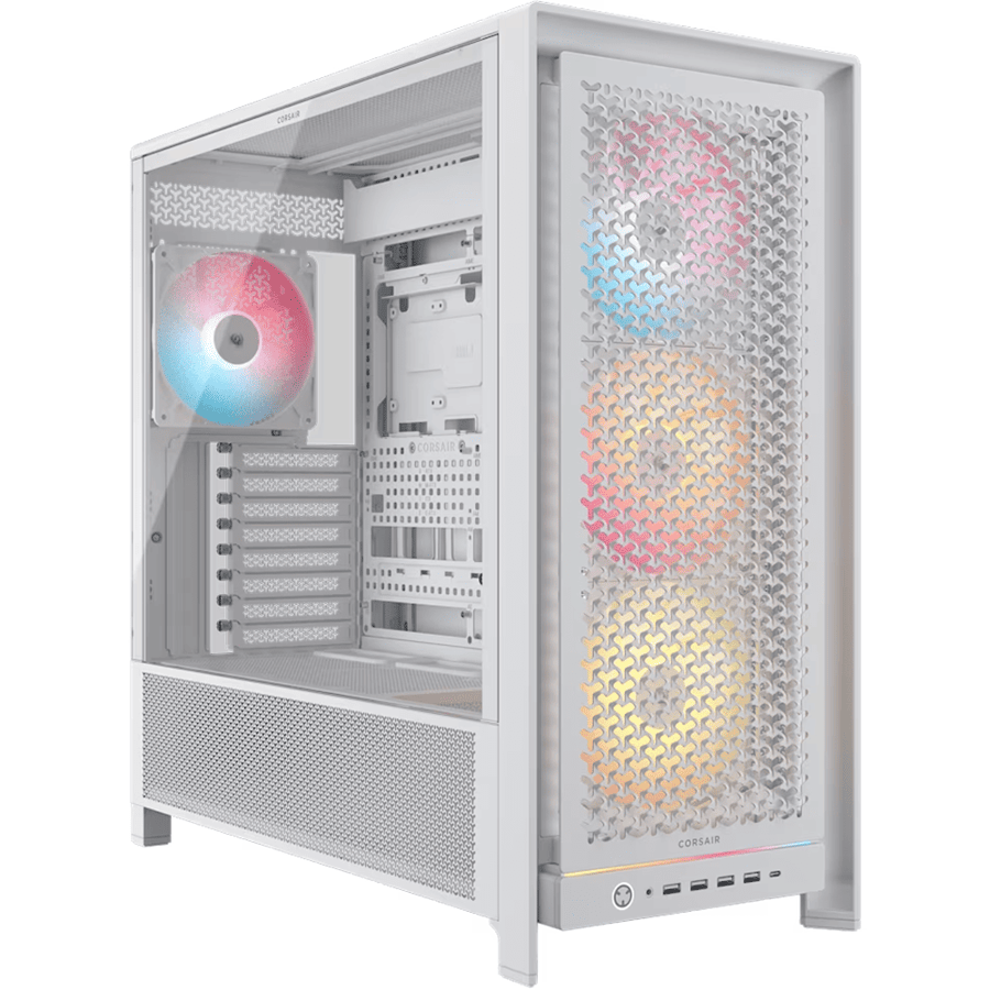 كورسير FRAME 5000D RS ARGB كيس بي سي بحجم ATX Mid Tower مع 4 مراوح