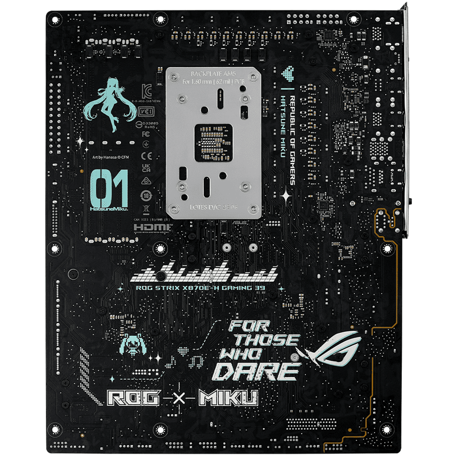 اسوس ROG STRIX X870E-H GAMING WIFI7 HATSUNE MIKU Edition لوحة ام