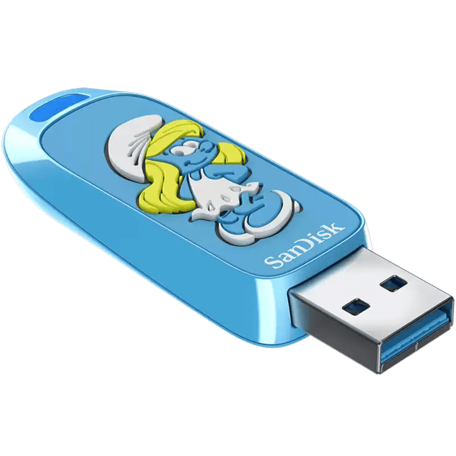 سانديسك Smurfs USB Flash Drive يو اس بي فلاش
